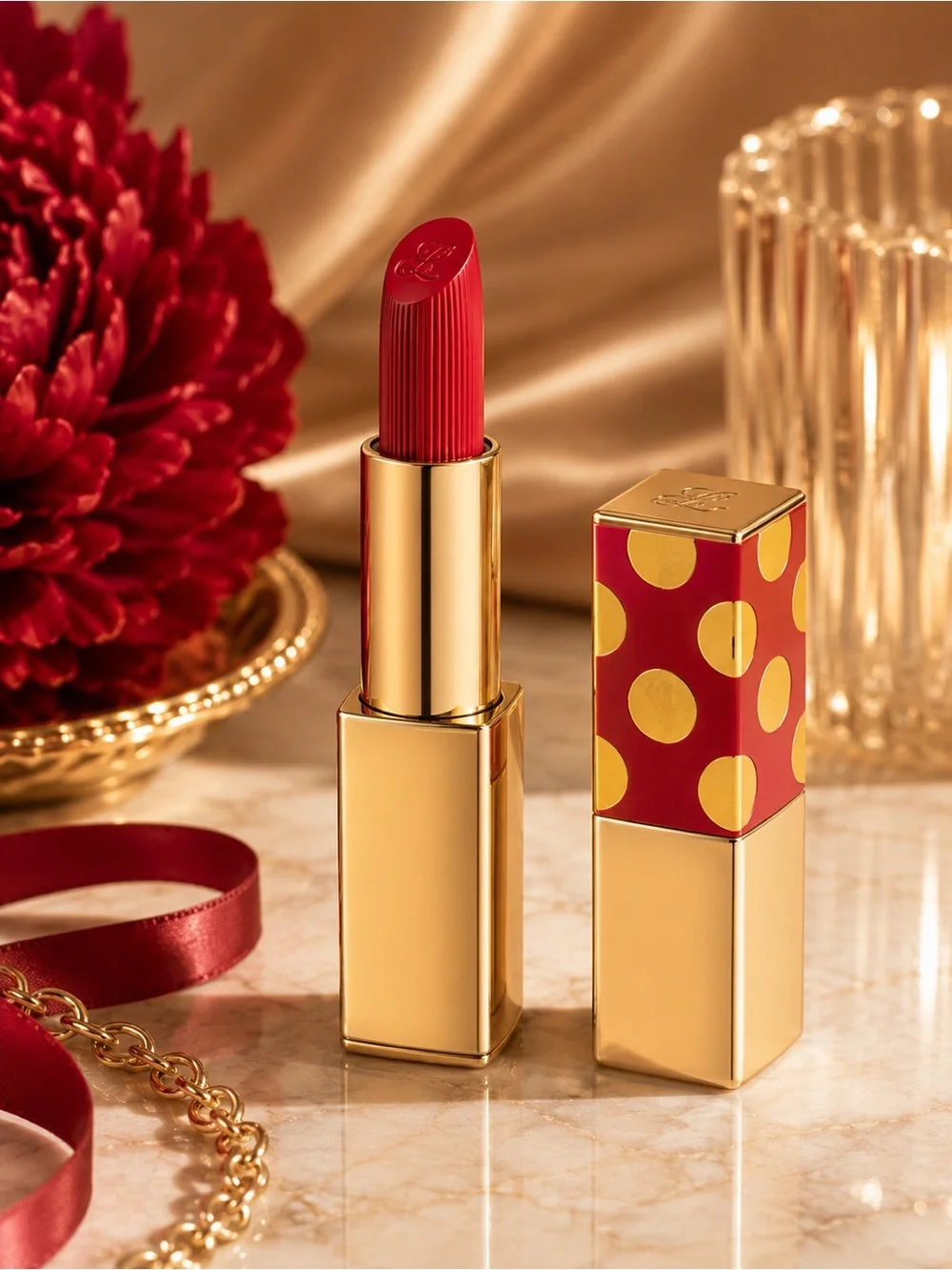 Estée Lauder Red Ribbon Limited Edition Lipstick Full Size NWOB
